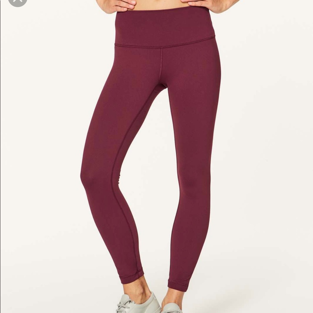 Cherry red wunder under 7/8 pants worn once